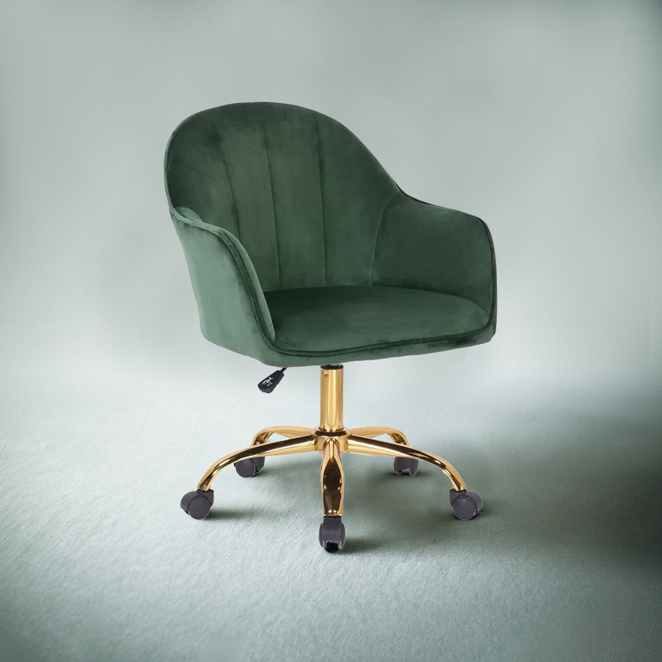 Luxury Tufted Office Chairs With Wheels