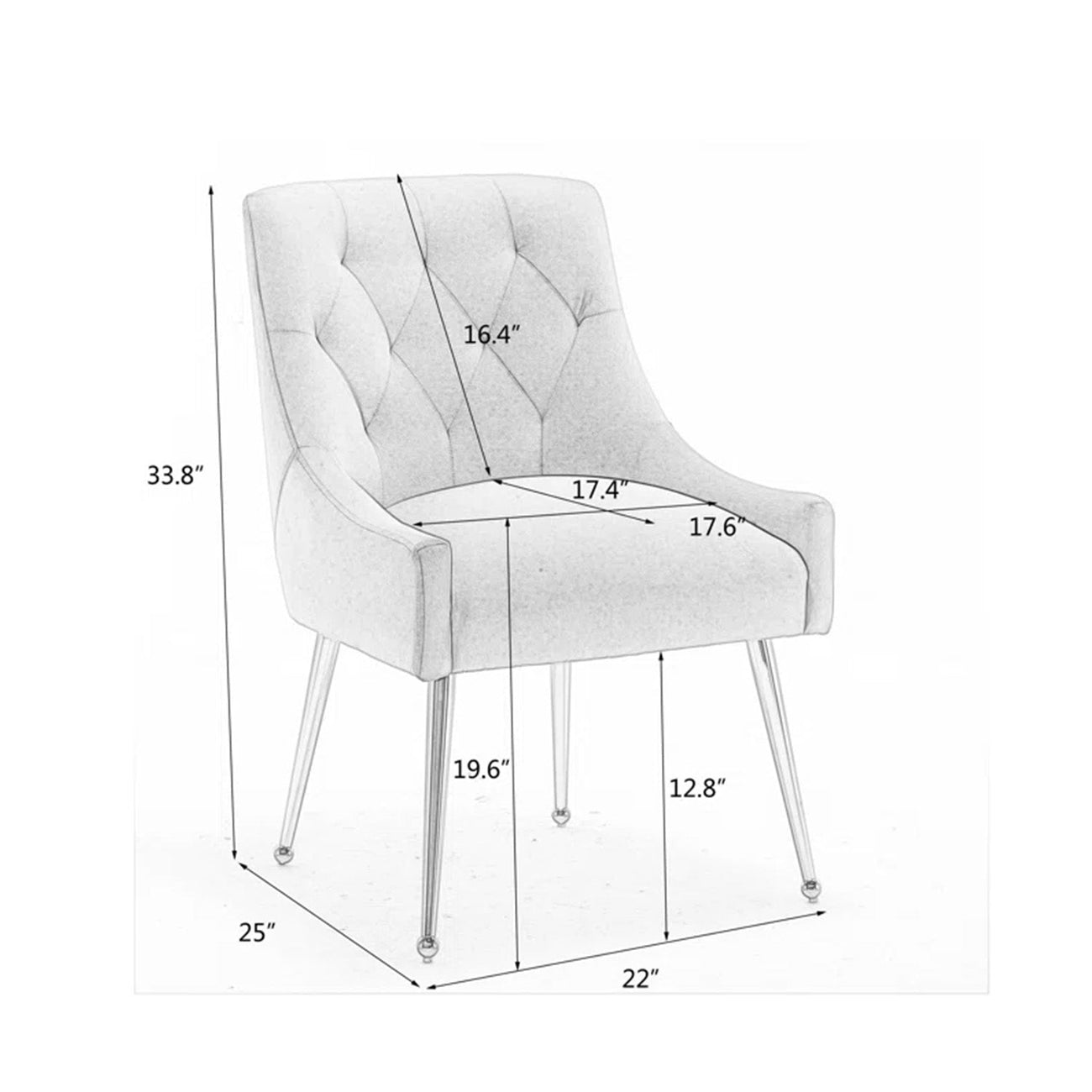Glamorous Velvet Dining Chairs