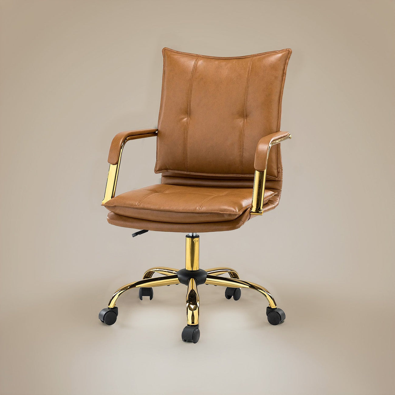 Vintage Home Office Chairs Faux Leather