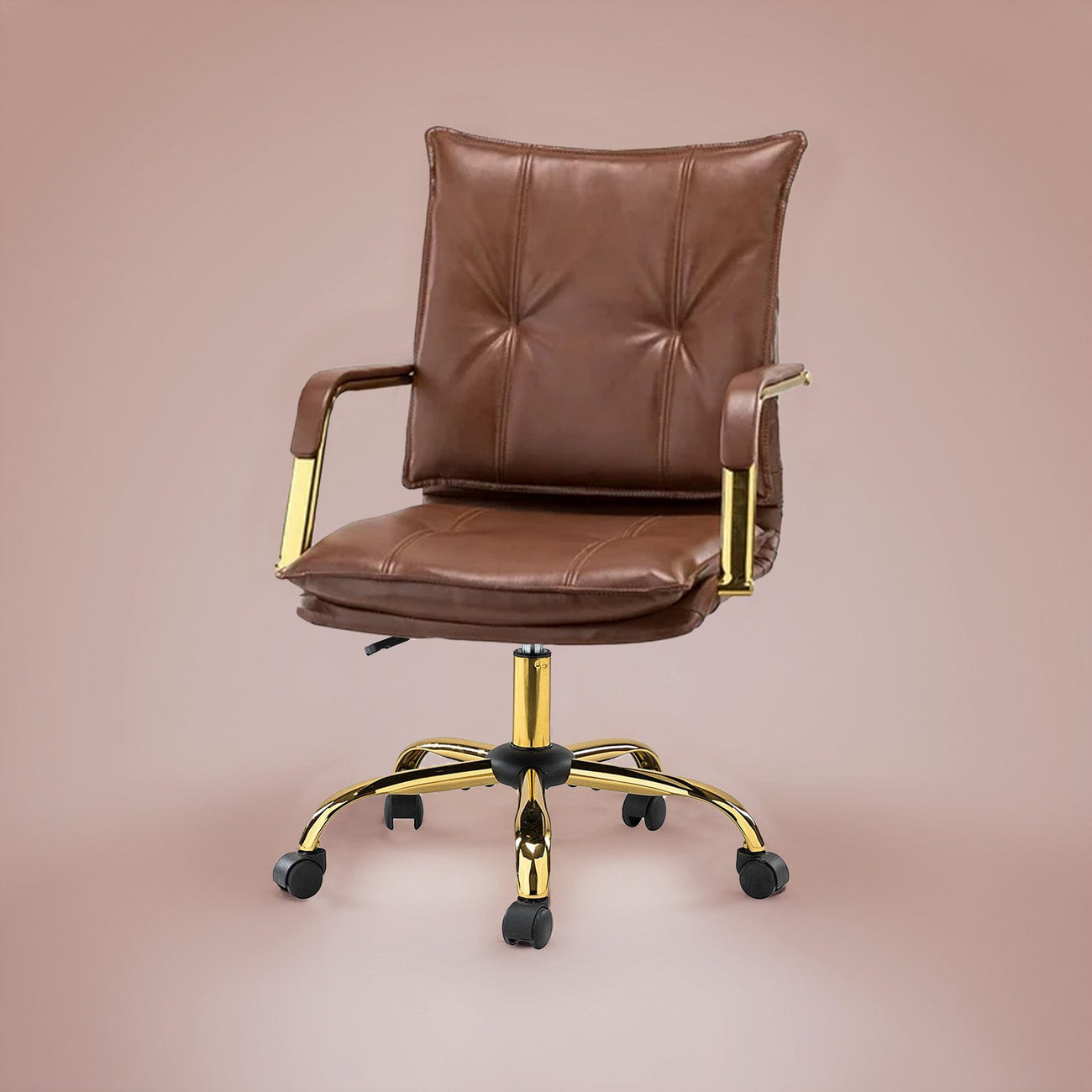 Vintage Home Office Chairs Faux Leather