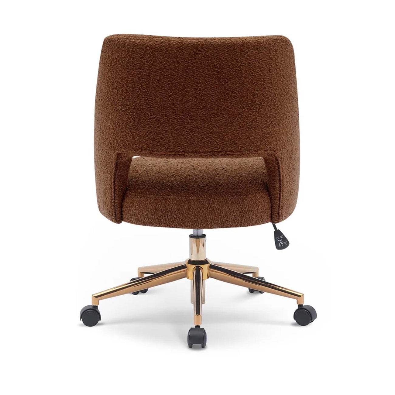 Boucle Crafted Office Chairs With Wheels