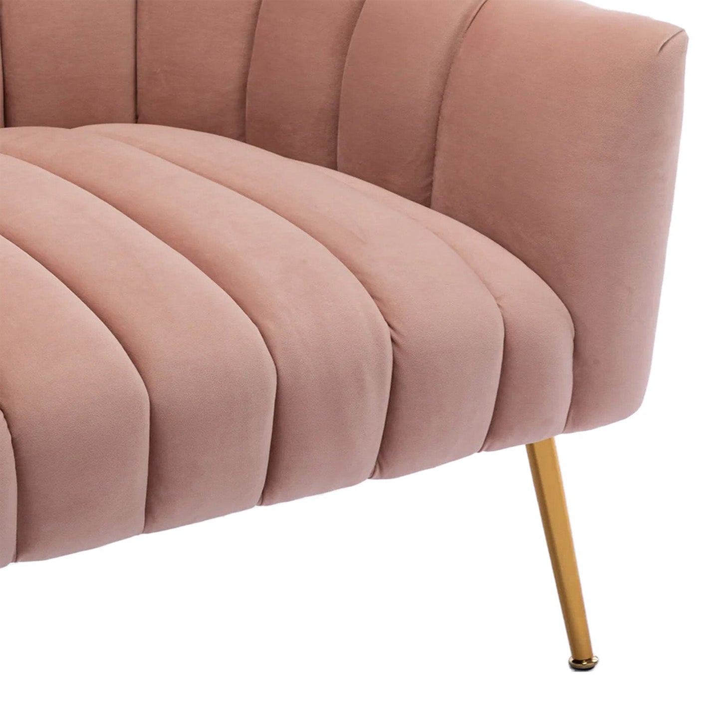 Velvet Stitch Lounge Chair