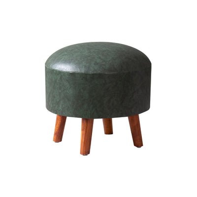 Brick Forest Faux Leather Ottomans