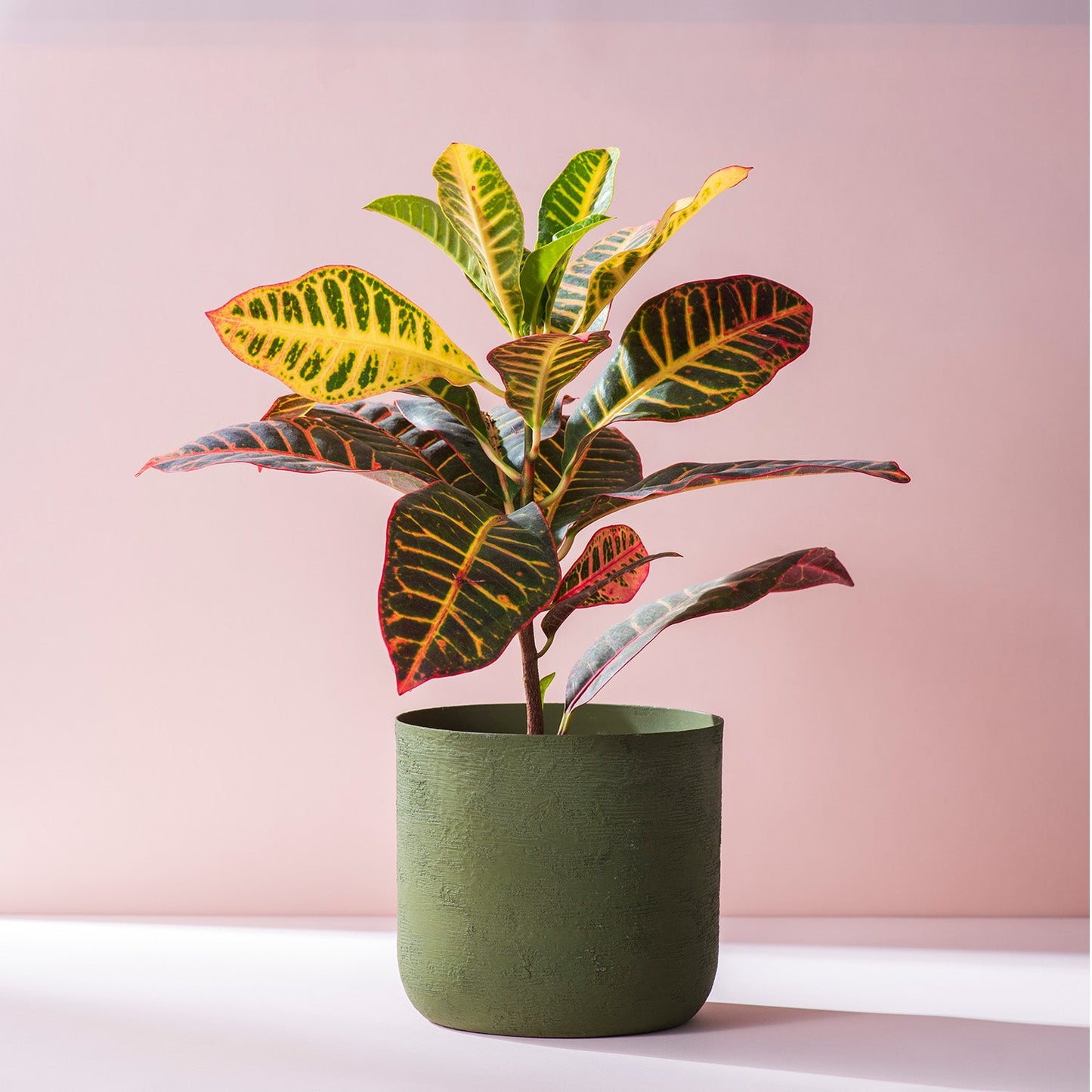 Sophisticated Sage Green Metallic Vase