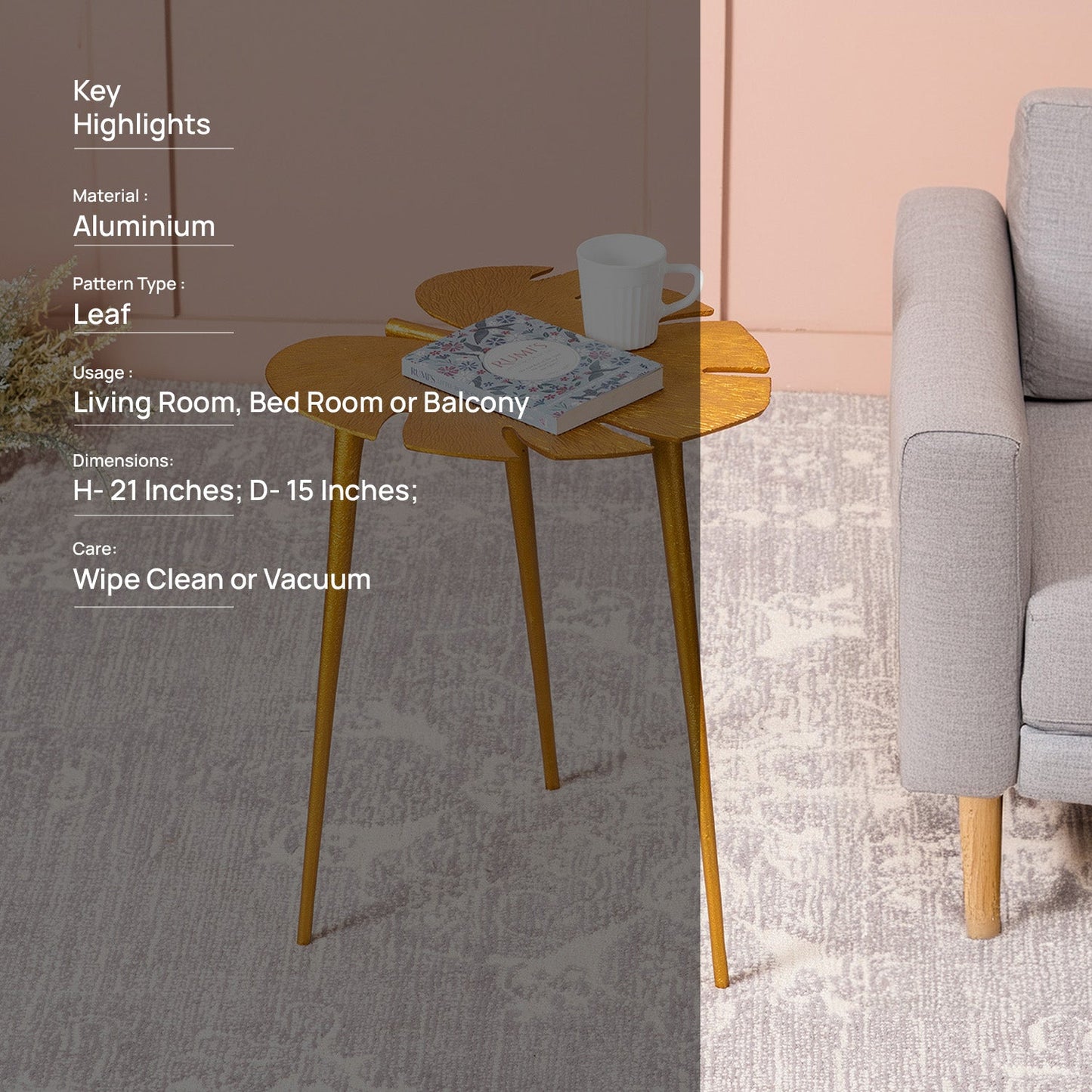 Cosmo Aluminium End Tables