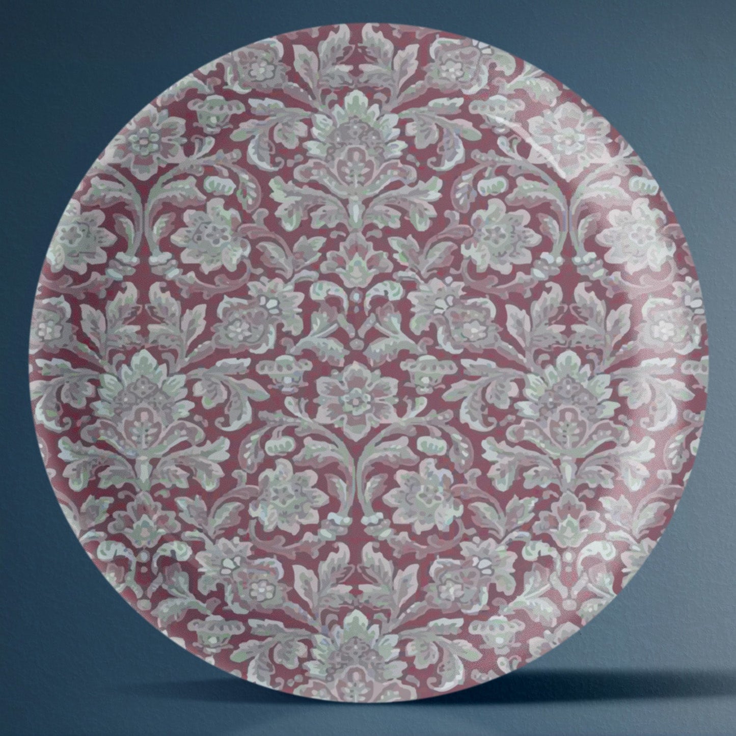 Ethnic Floral Wall Plates Set of 4