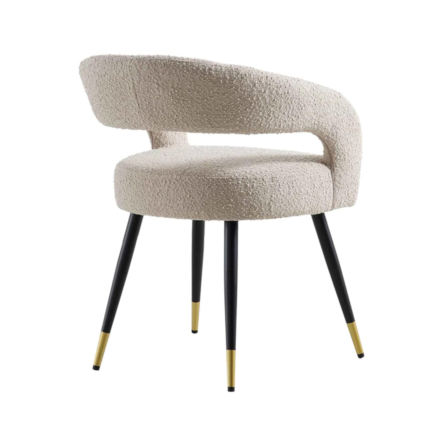 Online Italian Renaissance Style Chair Boucle Cream Shop Now