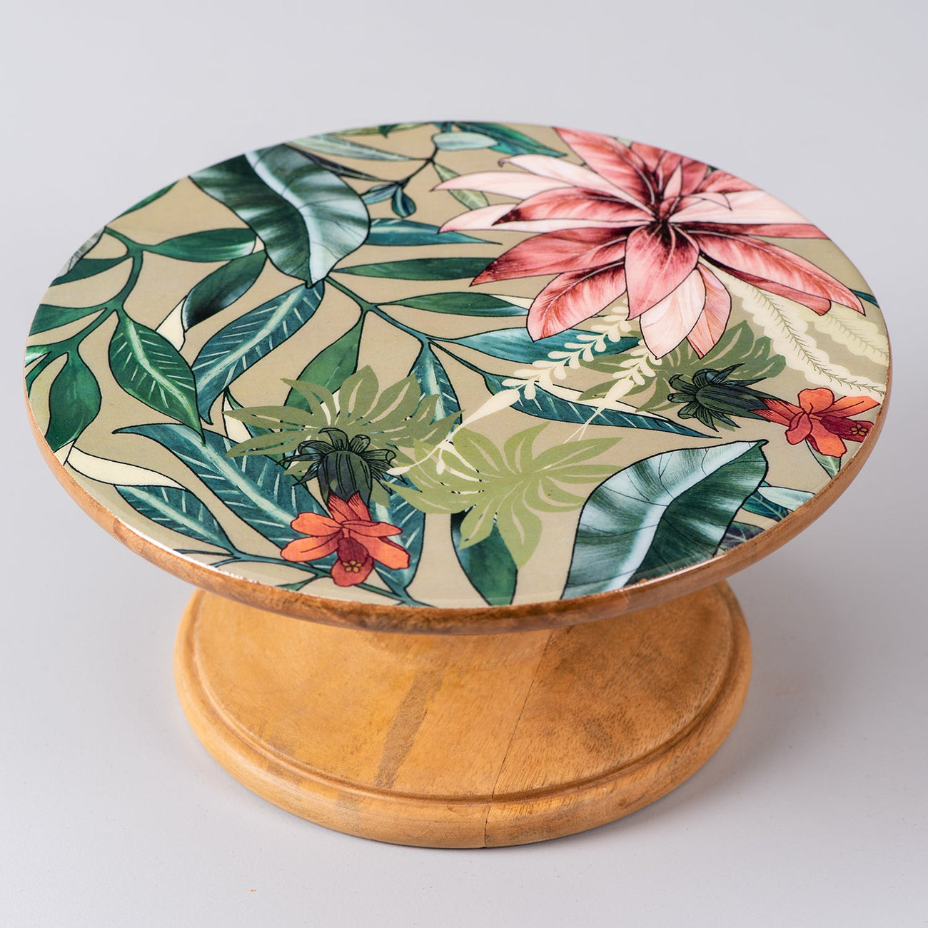Printed Wooden Cake Stand
