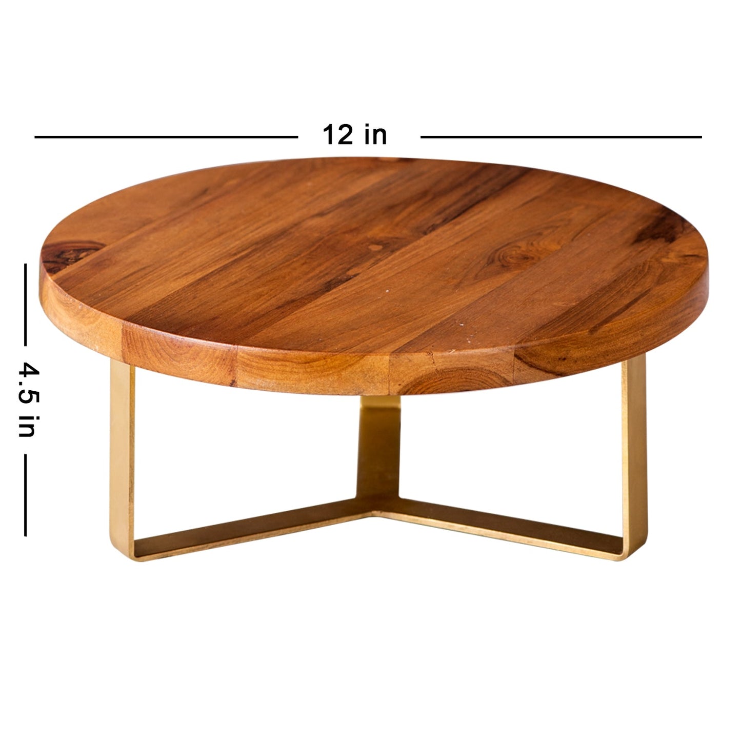 Inseparables Teak Wood Cake Stands
