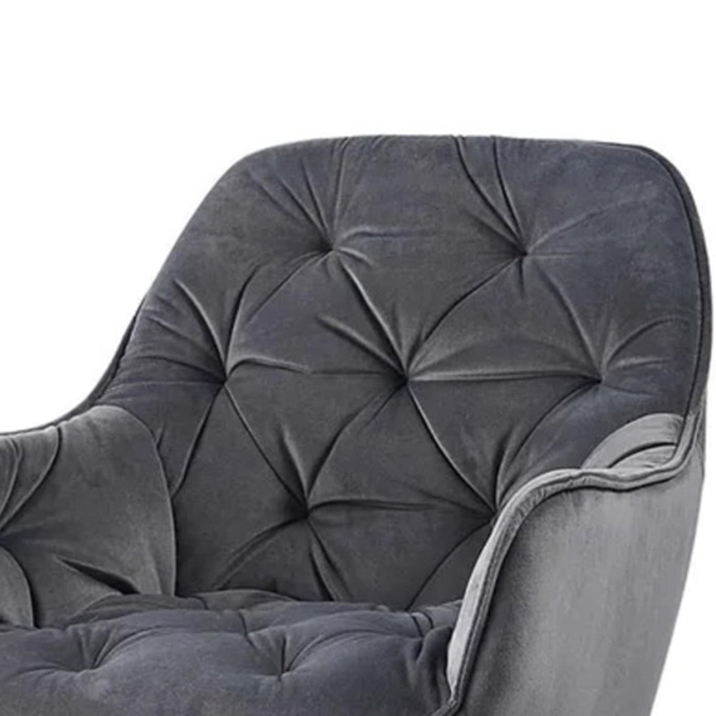 Buy Online Refined Velvet Dining Designer Chair Grey Shop Now