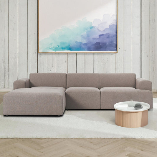 ComfortHaven 3 Seater L Shaped Sofa