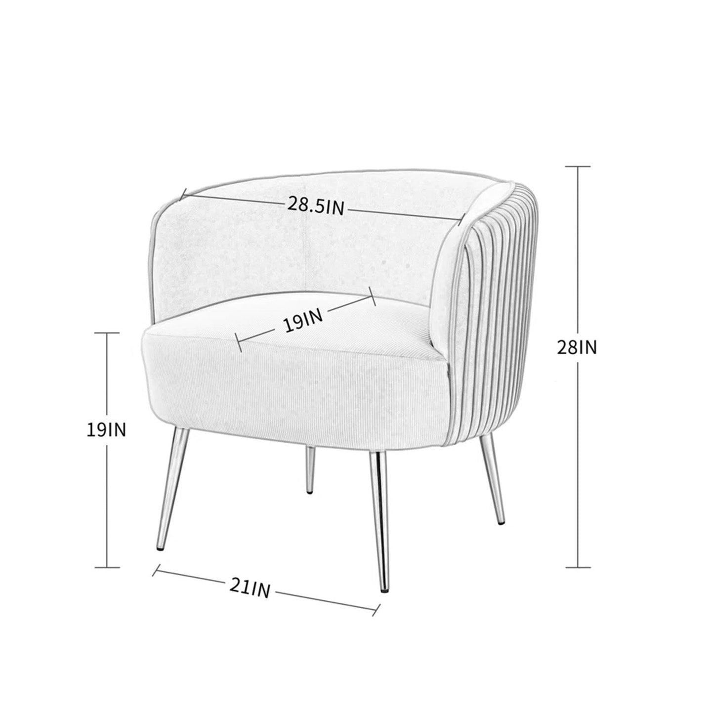 Tufted Velvet Accent Chairs