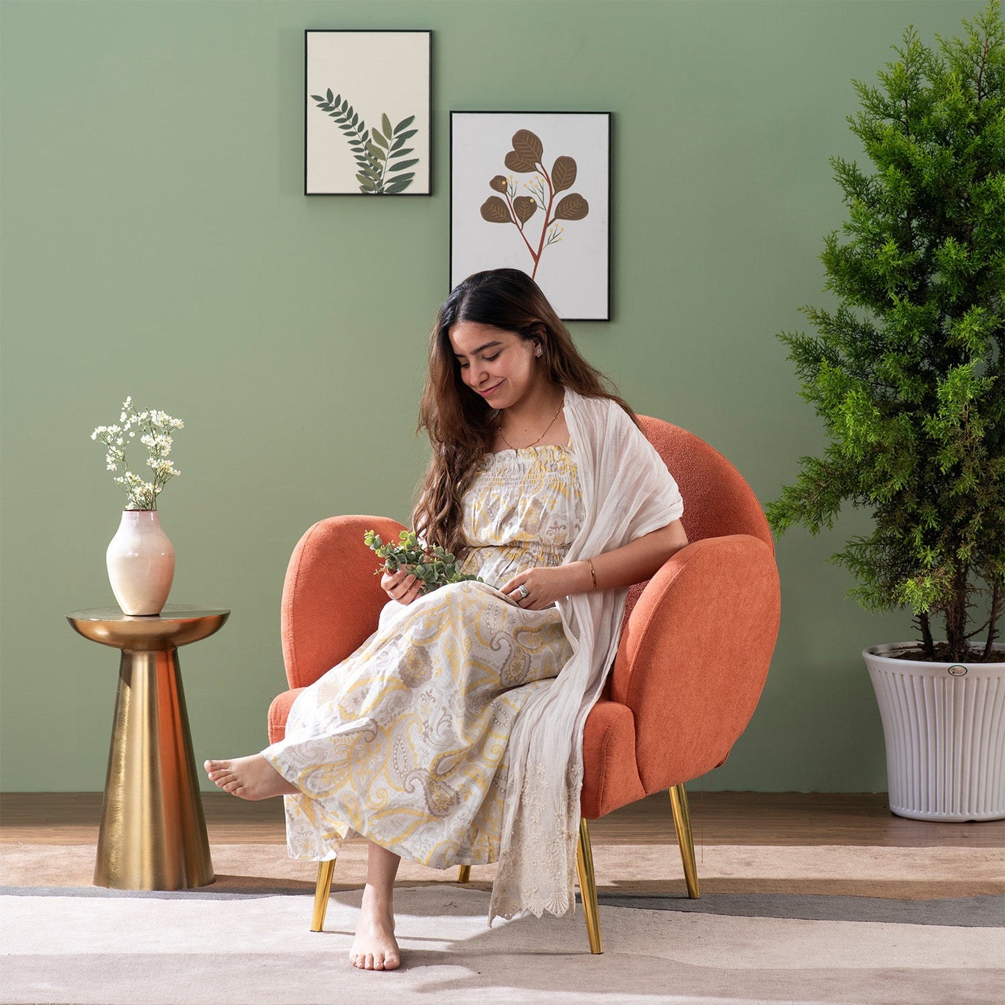 Mellow Loopback Lounge Chairs