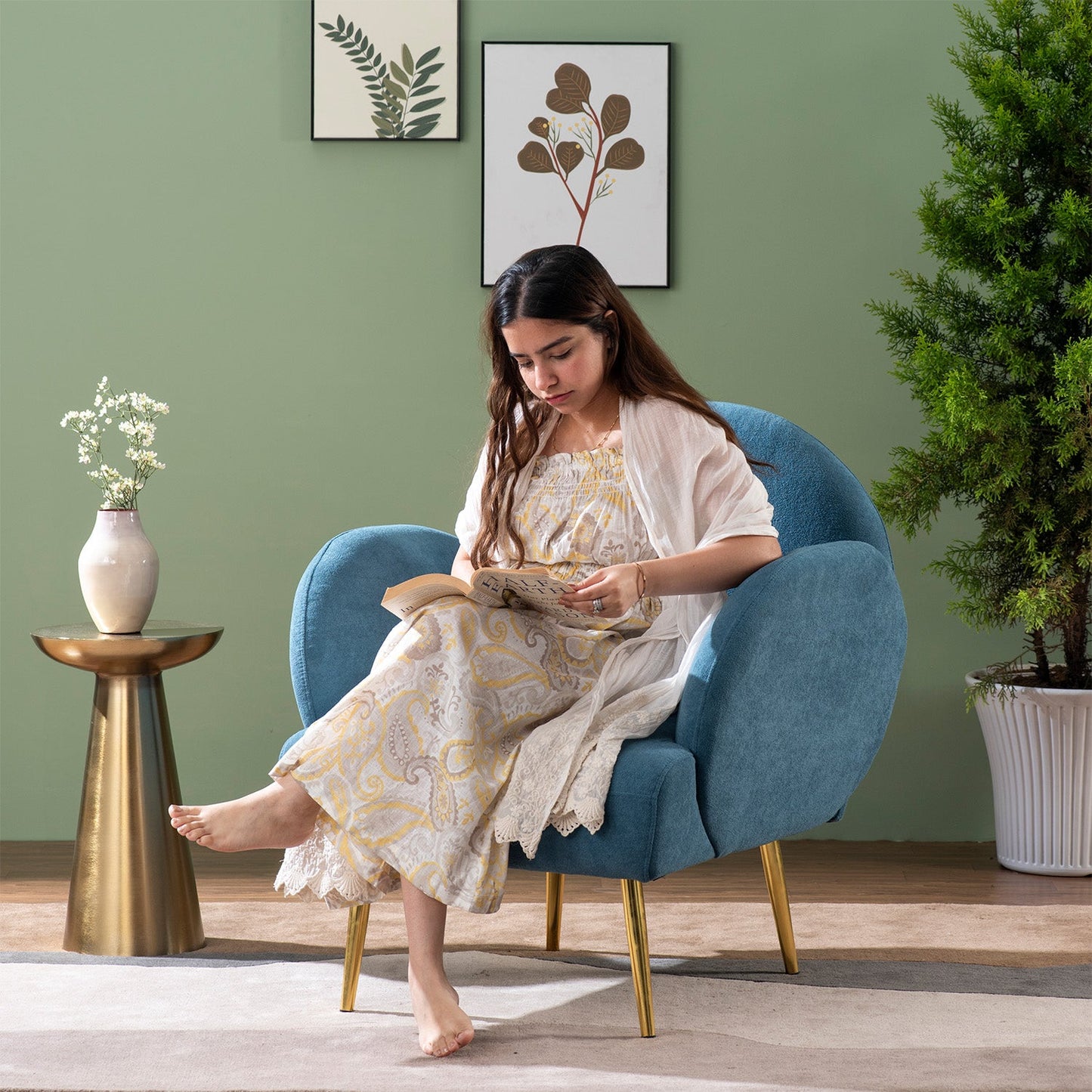 Mellow Loopback Lounge Chairs
