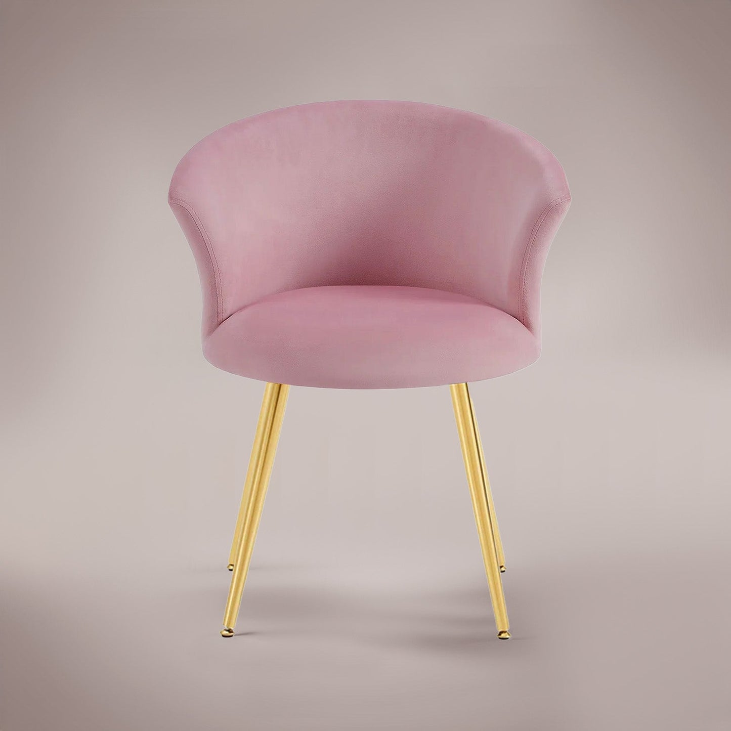 Curvy Back Velvet Chairs