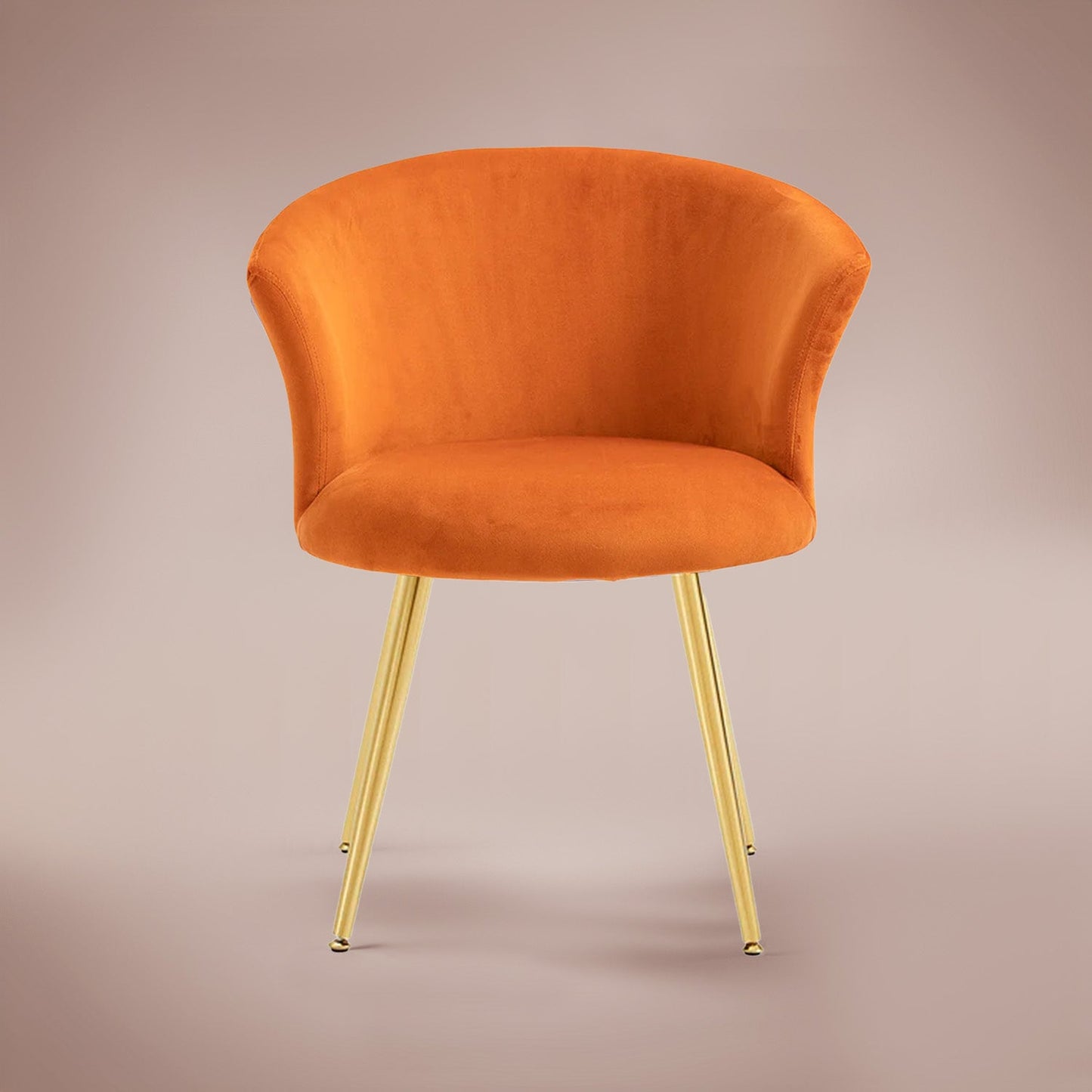 Curvy Back Velvet Chairs