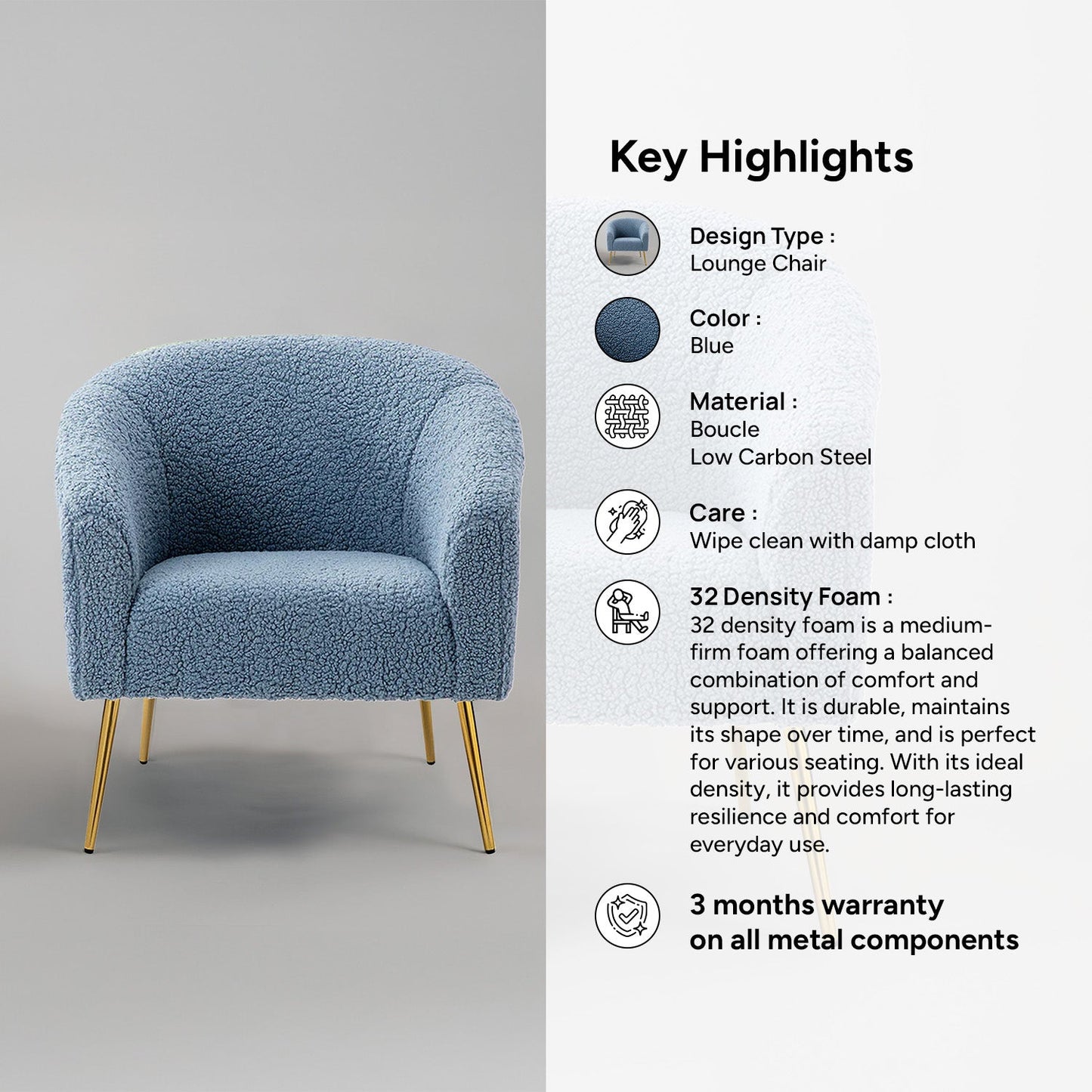 Modern Touch Velvet Chairs