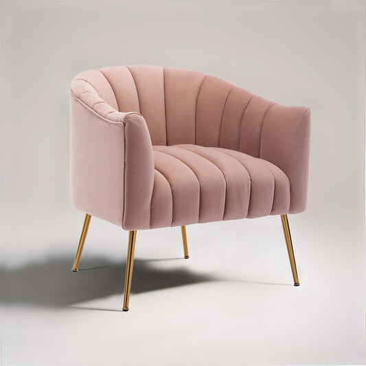 Velvet Stitch Lounge Chair