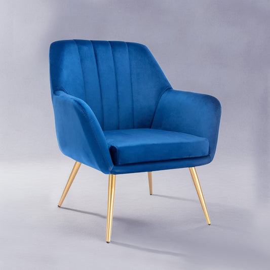 Sumptuous Barrel Velvet Lounge Chairs