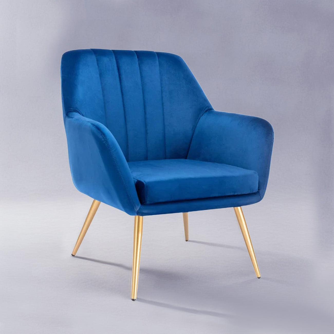 Sumptuous Barrel Velvet Lounge Chairs