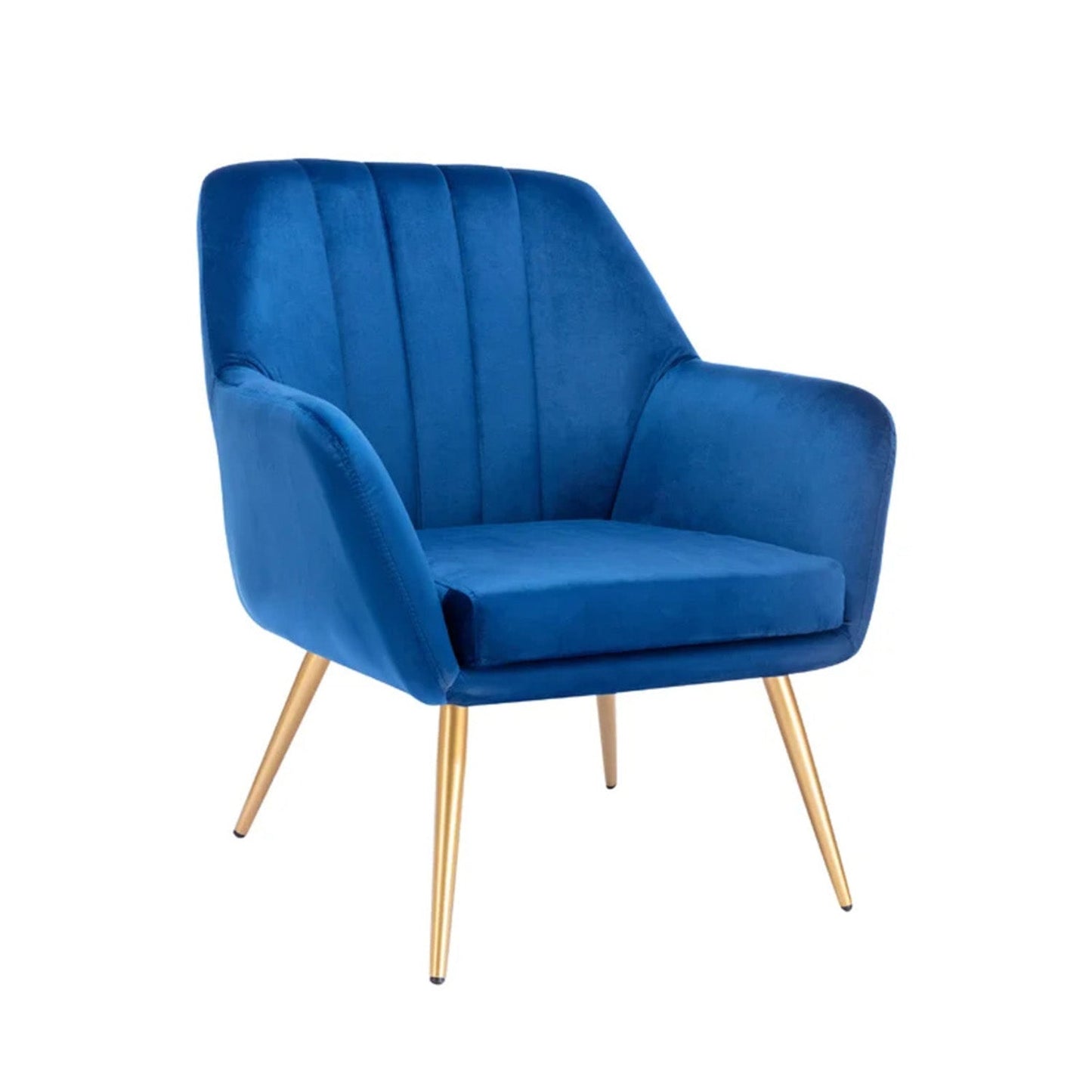 Sumptuous Barrel Velvet Lounge Chairs
