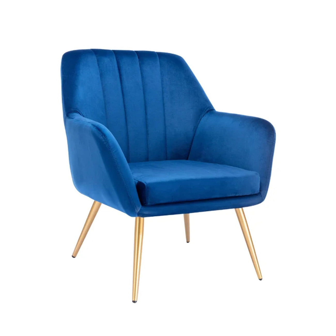 Sumptuous Barrel Velvet Lounge Chairs