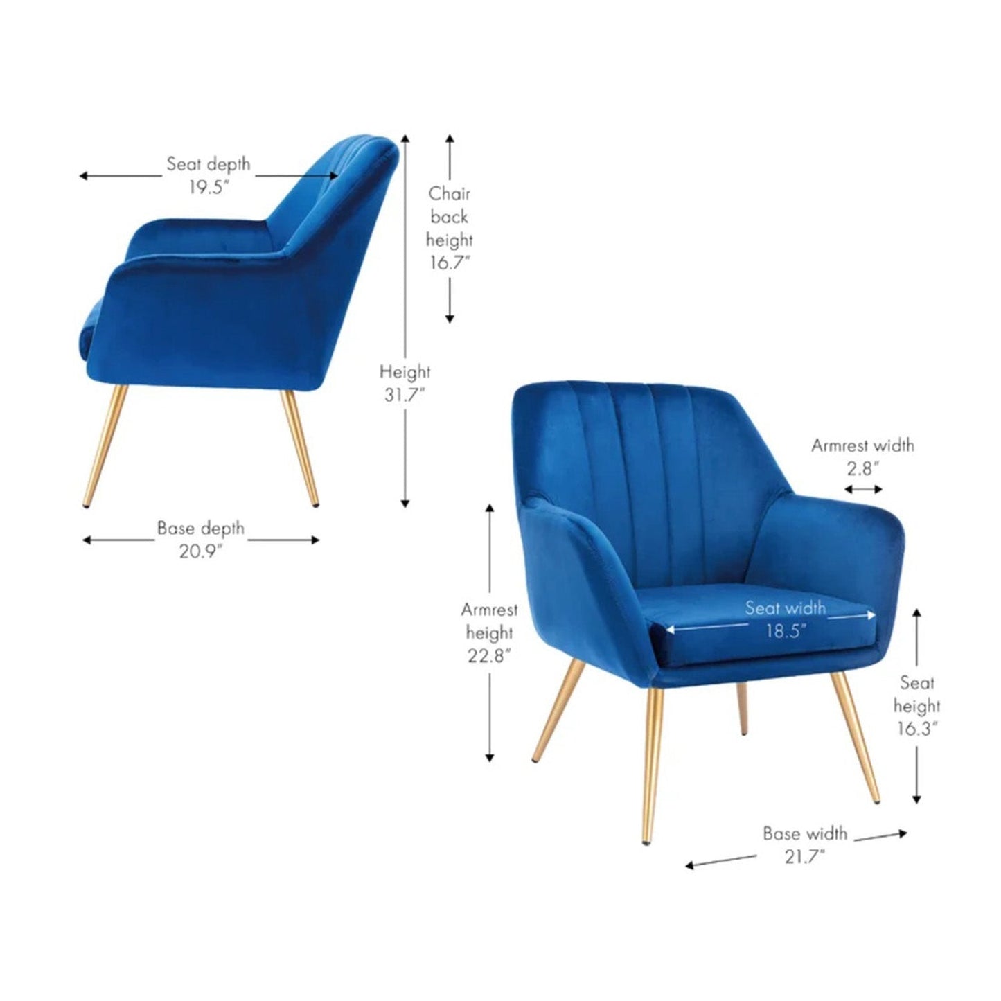 Sumptuous Barrel Velvet Lounge Chairs