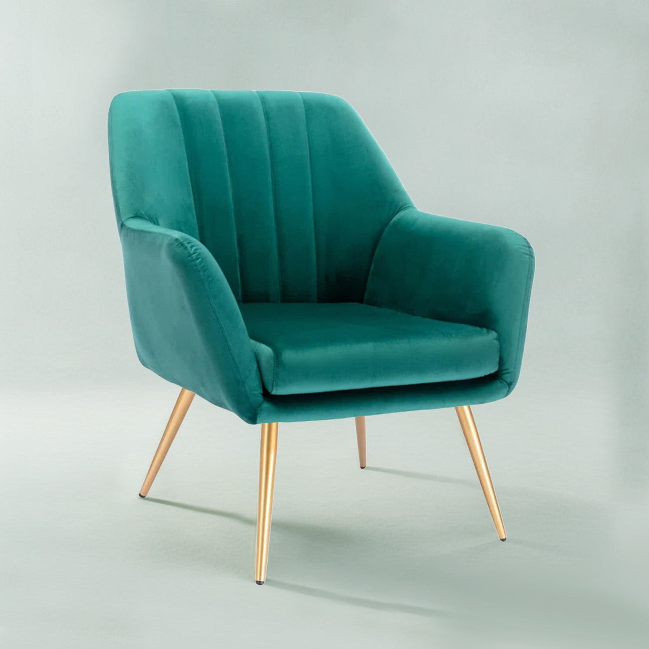 Sumptuous Barrel Velvet Lounge Chairs