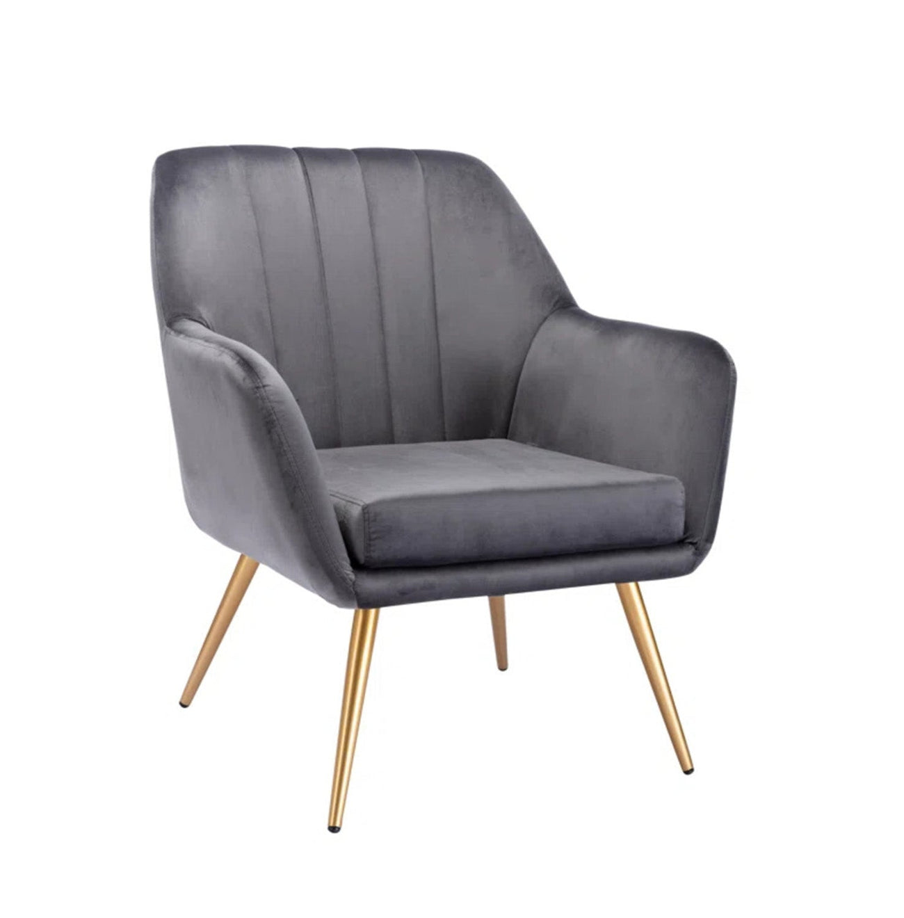 Sumptuous Barrel Velvet Lounge Chairs