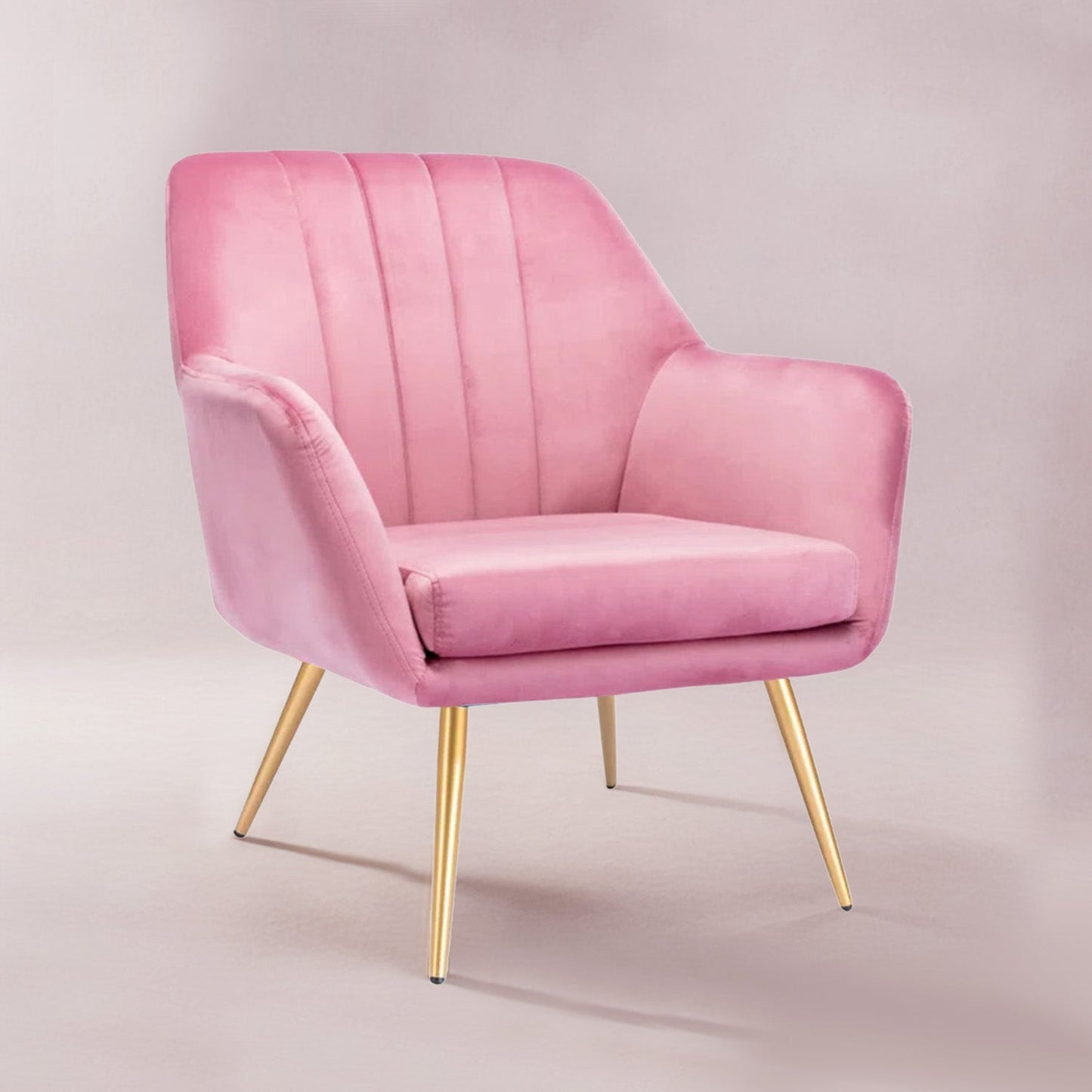 Sumptuous Barrel Velvet Lounge Chairs