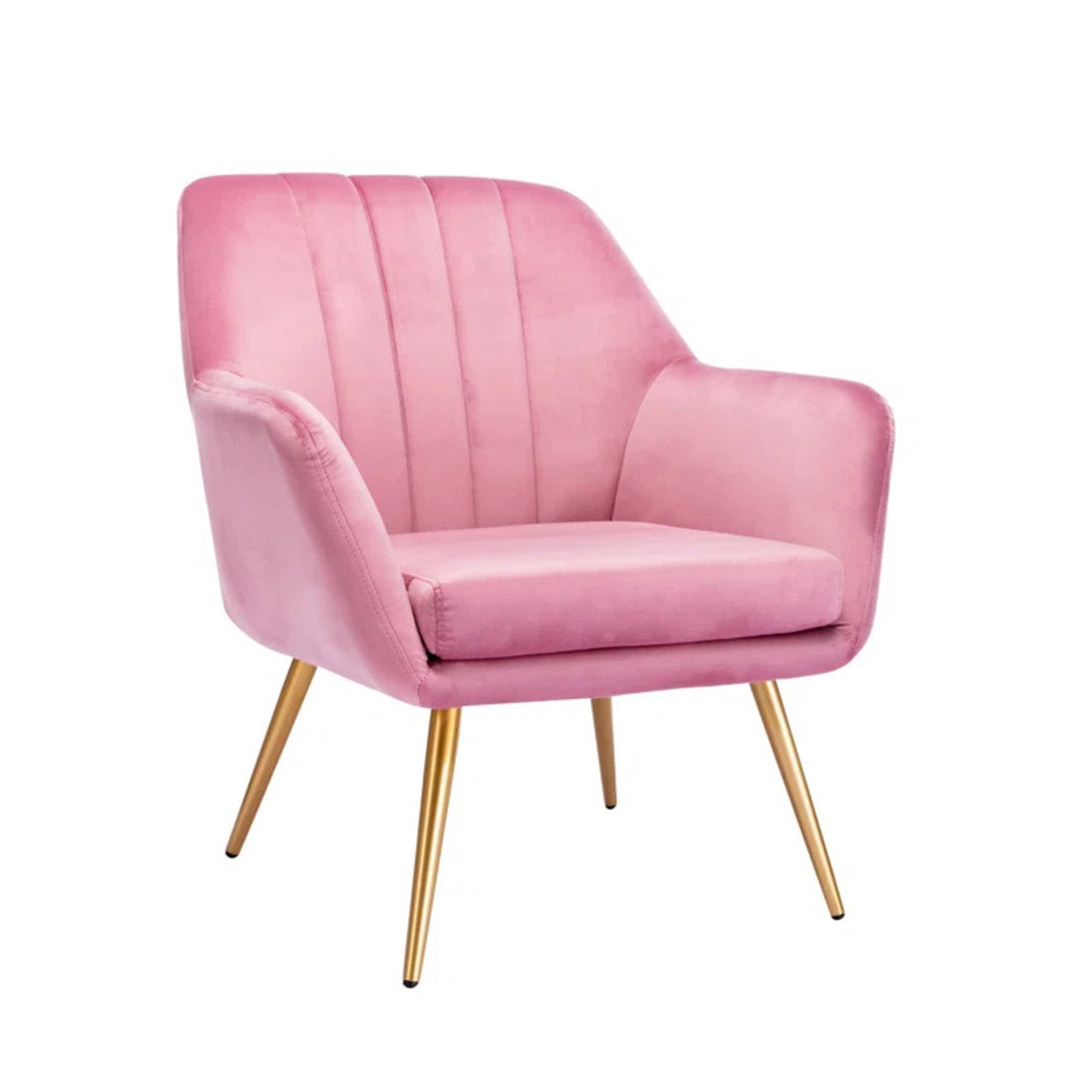 Sumptuous Barrel Velvet Lounge Chairs