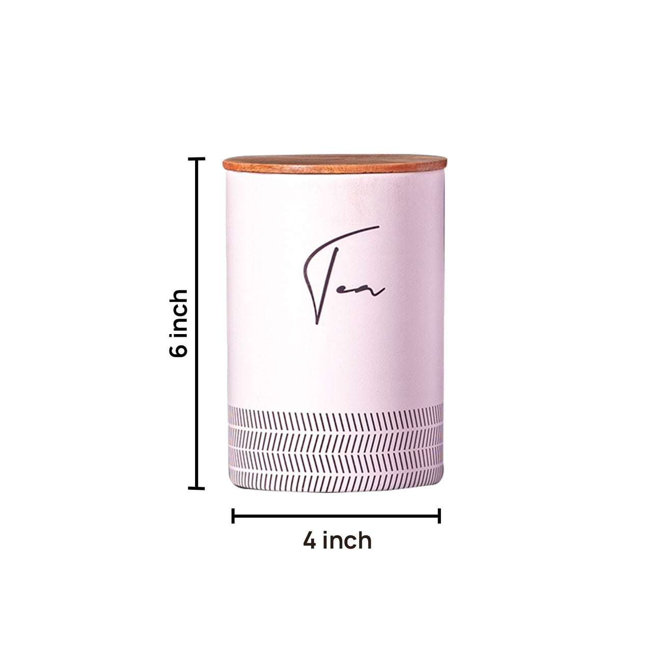 Elegant Canister & Jars Set for 3 for Tea, Coffee, Sugar