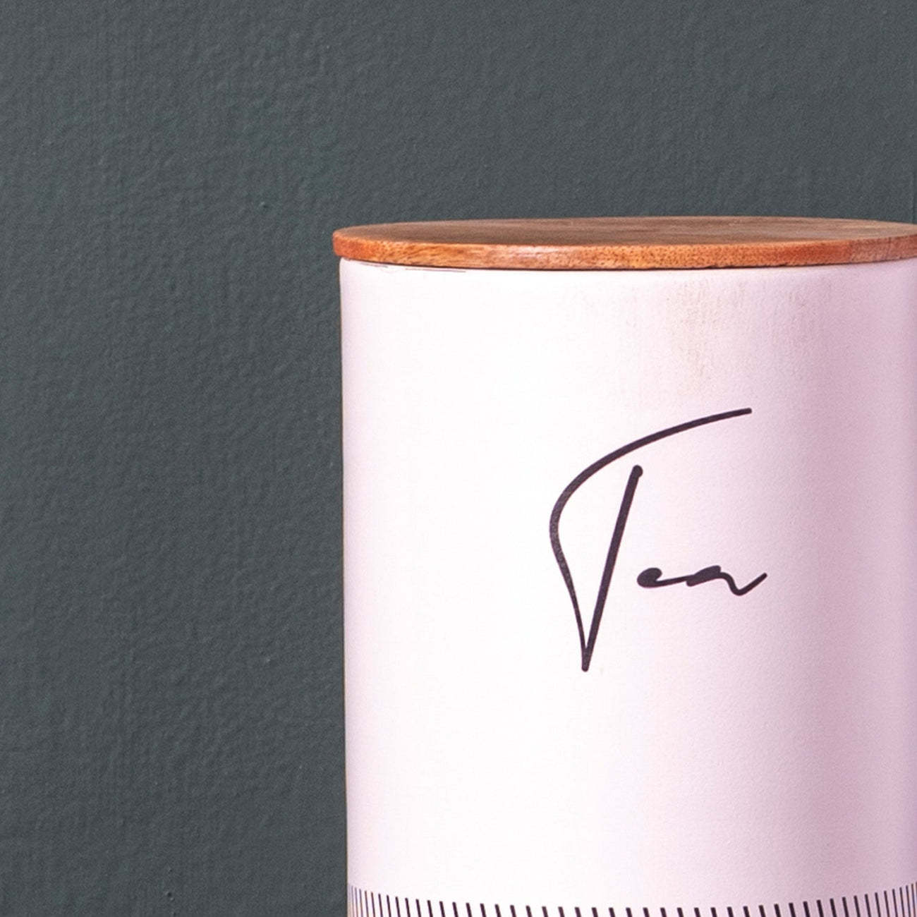 Elegant Canister & Jars Set for 3 for Tea, Coffee, Sugar